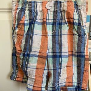 Boys plaid shorts